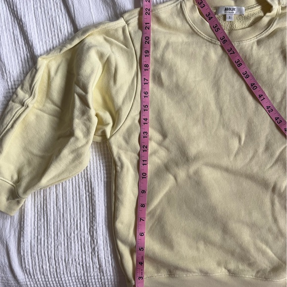 Agolde Balloon Sleeve Crewneck Sweatshirt - Picture 4 of 8